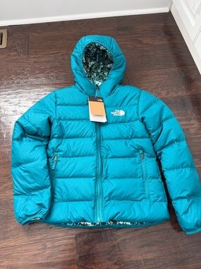 The North Face Harbor Blue Reversible Puffer Jacket